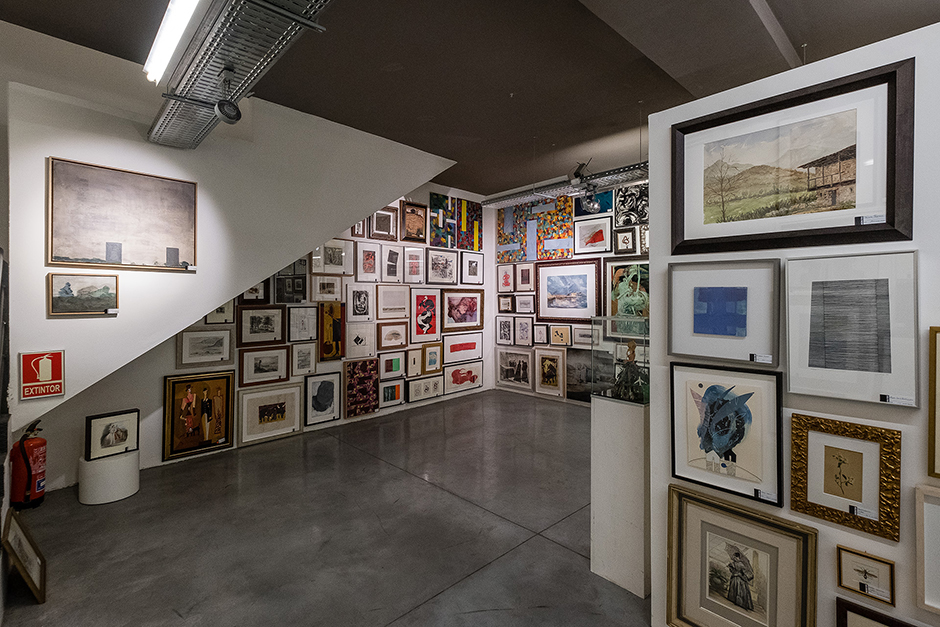 Sala expositiva de Galería Texu