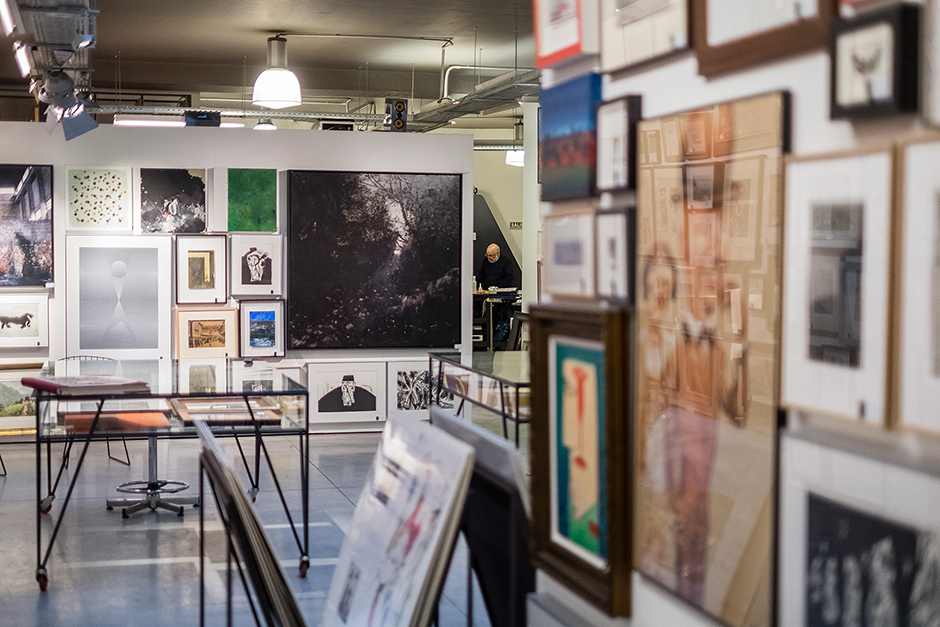 Sala expositiva de Galería Texu