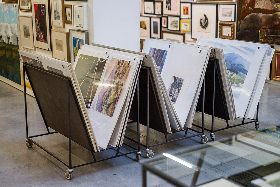Sala expositiva de Galería Texu